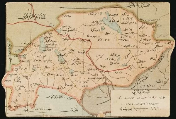 Konya tartomány térképe